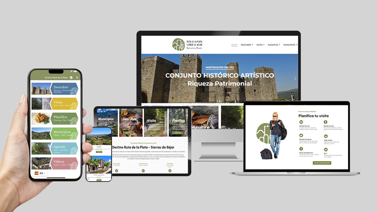 La mancomunidad Ruta de la Plata estrena web y APP