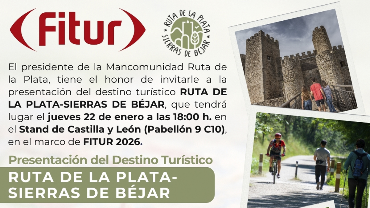 Turismo Ruta de la Plata estará presente en FITUR 2026